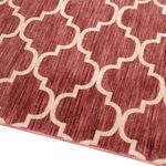 Tapete para Sala Grande de Veludo com Antiderrapante - Fontvieille Rose 250x300
