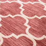 Tapete para Sala Grande de Veludo com Antiderrapante - Fontvieille Rose 250x350