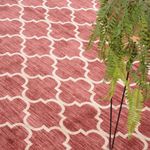 Tapete para Sala Grande de Veludo com Antiderrapante - Fontvieille Rose 250x350
