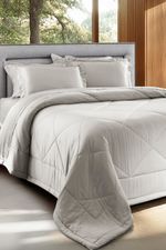 Kit Colcha King 100% Bambu 300 Fios Luxo Fendi