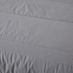 Kit Colcha King Essence 230 Fios Matelado Dupla Face 100% Algodão - Cinza