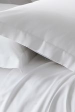 Jogo de Cama Casal 4 Peças 300 Fios Cetim 100% Algodão Branco