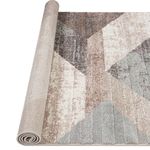Tapete para Sala Pako Estonado Bege e Off White 240x300
