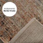 Tapete para Sala Vince Estonado Terracota 140x200