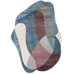 Tapete Organico Sala e Quarto Unique Azul e Rose 240x300