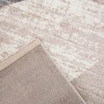 Tapete para Sala Pako Estonado Bege e Off White 200x250