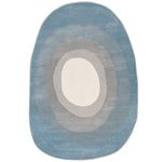 Tapete Organico Sala e Quarto Unique Azul e Off White 140x200