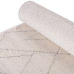 Tapete Passadeira Fantasy Estonado Riscado Off White 02