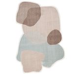 Tapete Organico Sala e Quarto Light Rose e Cinza - Organico 240x300