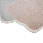 Tapete Organico Sala e Quarto Light Rose e Cinza - Organico 240x300