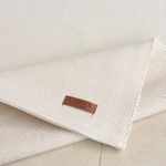 Tapete Passadeira Artesanal Trama Basic Liso Cru Passadeira 50x200