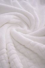 Jogo de Toalha Banhão 500g 4 peças Super Soft Zero Twist Greco - Branco e Bege