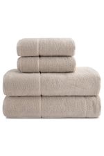 Jogo de Toalha Banhão 500g 4 peças Super Soft Zero Twist Frapê - Bege