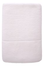 Jogo de Toalha Banhão 500g 4 peças Super Soft Zero Twist Frapê - Branco e Azul
