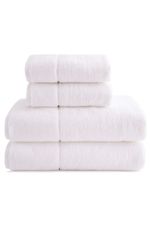 Jogo de Toalha Banhão 500g 4 peças Super Soft Zero Twist Frapê - Branco