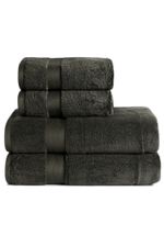 Jogo de Toalha Banhão 500g 4 peças Super Soft Zero Twist - Chumbo