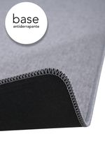 Kit 3 Tapetes Para Cozinha Antiderrapante MultiUso - Prata