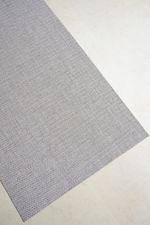 Tapete Passadeira PVC Antiderrapante Palha Cinza Claro 65x250
