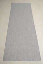 Tapete Passadeira PVC Antiderrapante Palha Cinza Claro 65x180