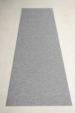 Tapete Passadeira PVC Antiderrapante Palha Cinza Escuro 65x280