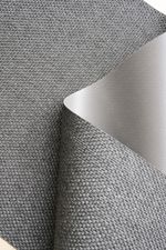 Tapete Passadeira PVC Antiderrapante Palha Grafite 65x250