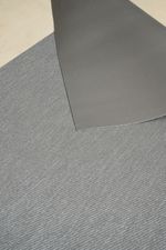 Tapete Passadeira PVC Antiderrapante Cotele Cinza 65x200