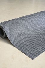 Tapete Passadeira PVC Antiderrapante Cinza 65x180