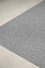 Tapete Passadeira PVC Antiderrapante Palha Cinza Escuro 65x400