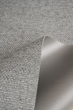 Tapete Passadeira PVC Antiderrapante Palha Cinza Escuro 65x150