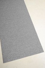 Tapete Passadeira PVC Antiderrapante Palha Cinza Escuro 65x150