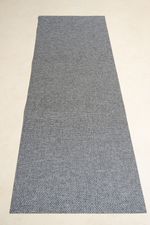 Tapete Passadeira PVC Antiderrapante Palha Cinza Chumbo 65x300