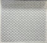 Tapete Sala Boucle Mesclado Off White e Cinza - Sob Medida