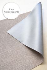 Tapete Passadeira PVC Antiderrapante Linho 65x100