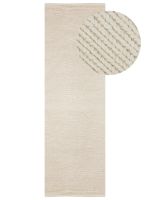 Tapete Indiano Artesanal Algodão e Lã Weaves Passadeira 66x180