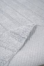 Tapete Antiderrapante Algodão Nia 50x70 - Cinza
