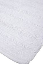 Tapete Antiderrapante Algodão Nia 50x70 - Branco