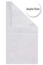 Tapete Passadeira Dupla Face Algodão Ilka 60x120 - Branco