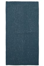 Tapete Passadeira Dupla Face Algodão Ilka 60x120 - Azul