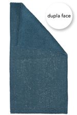 Tapete Passadeira Dupla Face Algodão Ilka 60x120 - Azul