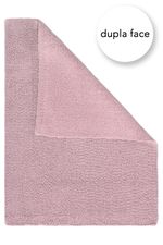 Tapete Dupla Face Algodão Ilka 50x70 - Rose