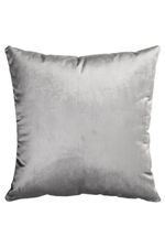 Capa de Almofada Veludo Liso 45cm x 45cm - Cinza