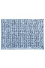 Tapete Banheiro Bolinha em Microfibra Antiderrapante 70x50cm - Azul Claro