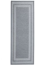 Tapete Passadeira Antiderrapante 45x180 Valencia Cinza
