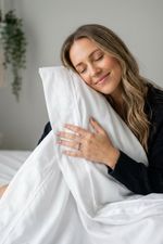Jogo de Cama Bambu Genevê 300 Fios Branco Casal