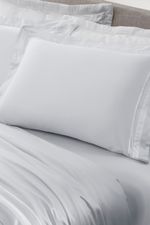 Jogo de Cama Bambu Genevê 300 Fios Branco Casal