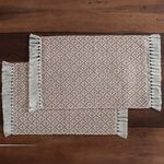 Jogo Americano Artesanal de 2 Peças 32cm x 45cm Coroa Caramelo