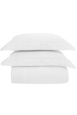 Kit Colcha Queen Cetim Eros 300 Fios Branco