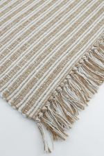 Tapete Entrada Kilim 50x70cm Listras Bege
