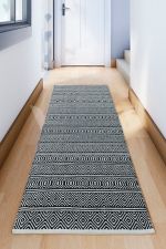 Tapete Passadeira Kilim Maori 60x180 Preto