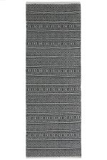 Tapete Entrada Kilim Maori 60x90 Preto
